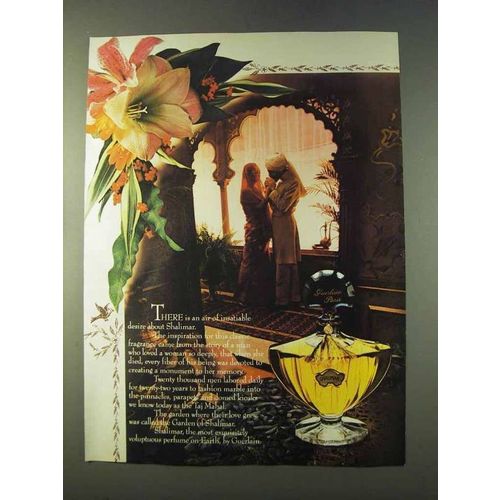 1979 Guerlain Shalimar Perfume Ad - Insatiable Desire