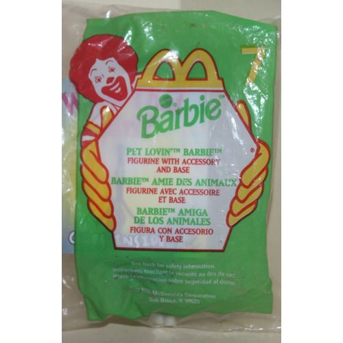 1999 McDonalds Barbie #7 Pet Lovin' Barbie Mint in Package
