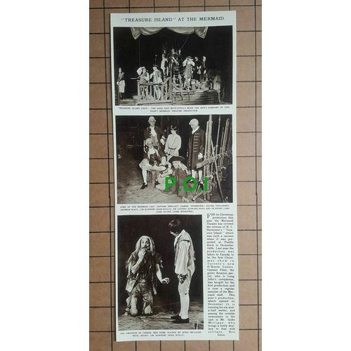 (X217) Mermaid Theatre Treasure Island Spike Milligan Thorndike Rees - 1961 Clip