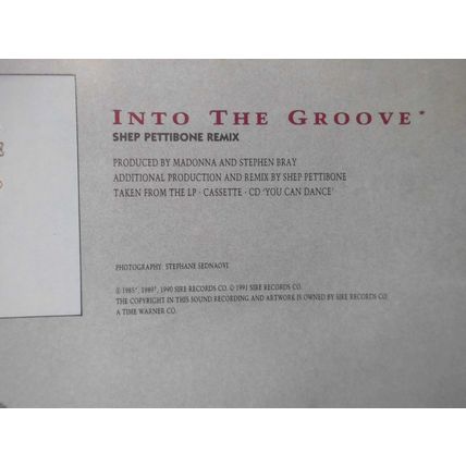 12" MADONNA SINGLE.1991.CRAZY FOR YOU.SIRE W0008T.9362-40021-0, EXCELLENT CON