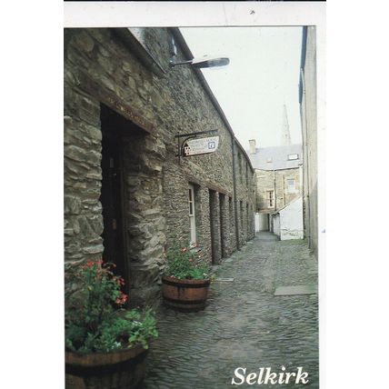 Selkirk Museum Halliwells Close Postcard unused VGC