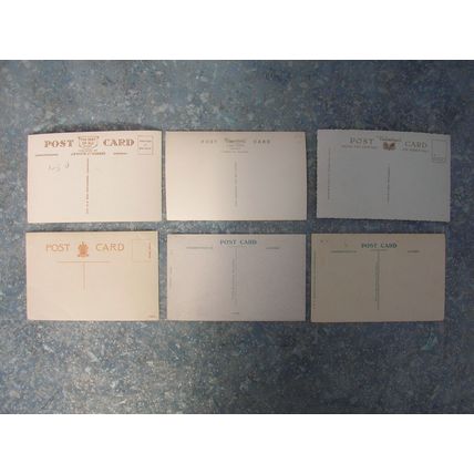 6 old Scottish (Scotland) Postcards – Trossachs, St. Margaret’s Loch, Glasgow.