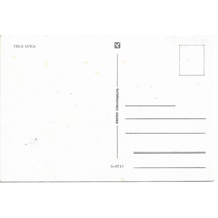 Photographic Postcard - Vela Luka, Croatia