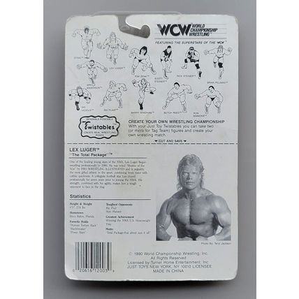 wwf ljn hasbro wrestling superstars damaged bendies lex luger wrestling figure