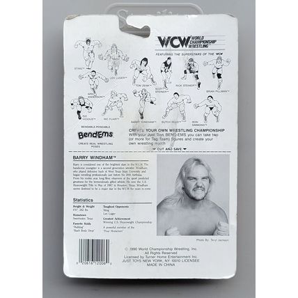 wwf ljn hasbro galoob wrestling superstars damaged bendies barry windham figure