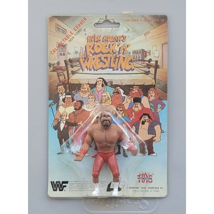 wwf ljn hulk hogan's rock 'n' wrestling junk yard dog wrestling figure
