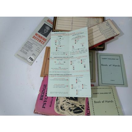 60's book of hands victor mollo's pocket guide bridge folk art case box auction
