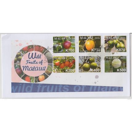 Malawi 2016 Wild Fruits Früchte Flore Flora FDC 1er jour