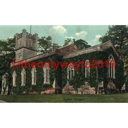 Rydal Chapel, Cumbria, Postcard 1920s?
