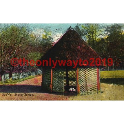 Spa Well, Shotley Bridge, Consett, Shureys Postcard 1909