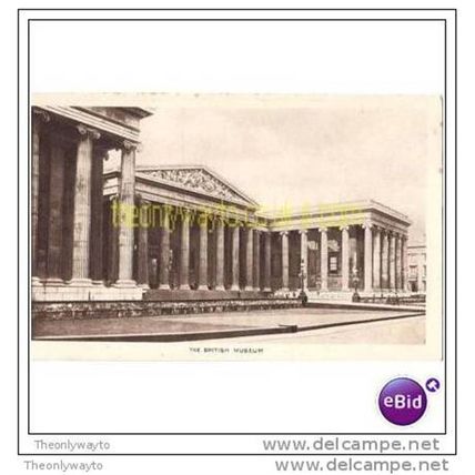 THE BRITISH MUSEUM, LONDON, 1920s, Postcard