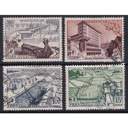 Madagascar 1956 SG 333-6 Used (C-879 (1))