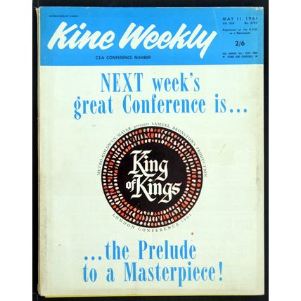 KINE WEEKLY 1961 Dentist on the Job UK MAGAZINE