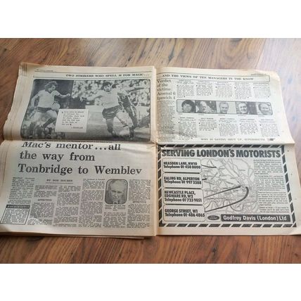 Evening Standard 1978 FA Cup Final Colour Special - Arsenal vs Ipswich Town