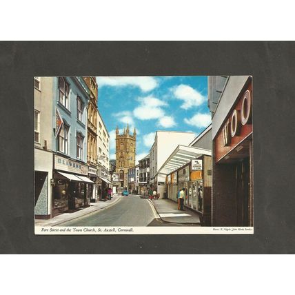 Postcard Cornwall Fore Street St Austell