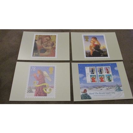 2007 GB PHQ Postcard covers set - Christmas