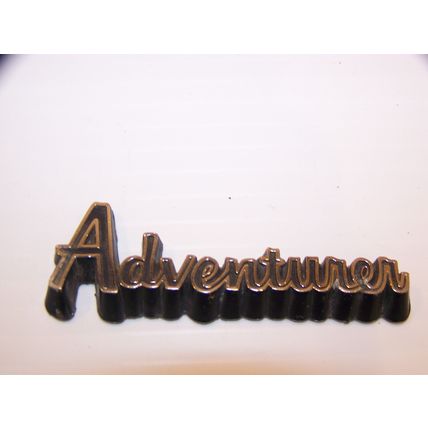 1975 DODGE TRUCK POWER WAGON ADVENTURER DASH EMBLEM OEM #3738495 76 77 78 79 80