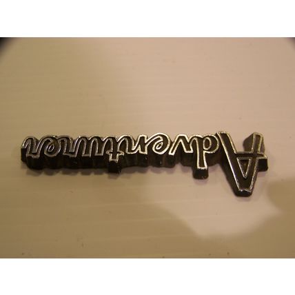 1975 DODGE TRUCK POWER WAGON ADVENTURER DASH EMBLEM OEM #3738495 76 77 78 79 80