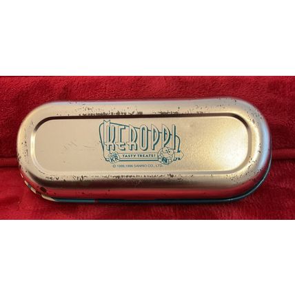 A Super Cool Vintage Sanrio 1996 Keroppi Tin Eyeglasses Case