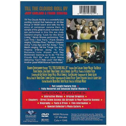 DVD - Till The Clouds Roll By (1946) *Judy Garland / Frank Sinatra / Musical*