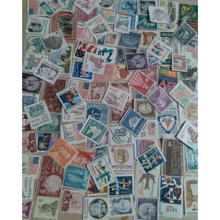 100 USA America Unused Mint Stamps Over 70 Years Old! Low Price