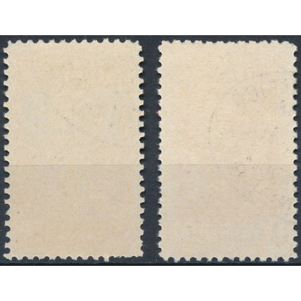 Beneficient Tax Stamp: 50c & 1p - Spanish Tangier 1947 - Edi BE37/8