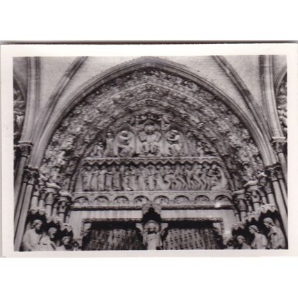 Metz Cathedrale Grand Portail France Picture card 9 x 6.5 cm VGC