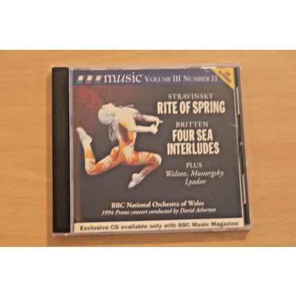 BBC Music Vol. III No.11 Stravinsky, Britten, Walton, Mussorgsky CD 1995 VGC.