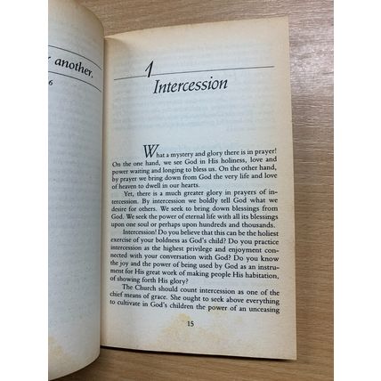 1989 "THE BELIEVER'S SECRET OF INTERCESSION" VINTAGE PAPERBACK BOOK (P2)