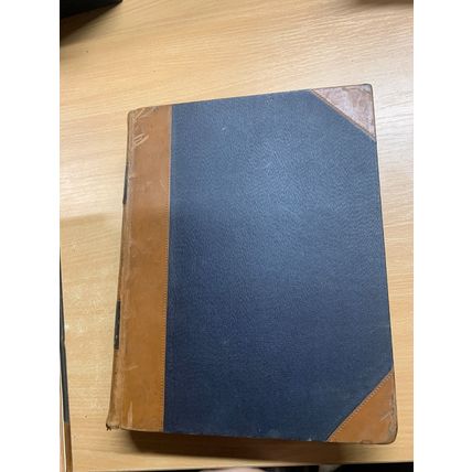 1903 PUNCH MAGAZINE BOUND VOLUMES HEAVY 2.9kg LEATHER ANTIQUE BOOK (P14)