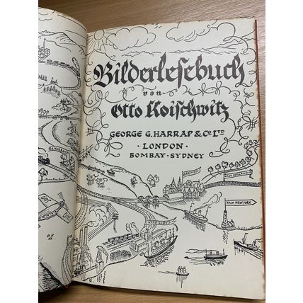 RARE* 1939 "BILDERLEFEBUCH" OTTO KOISCHWITZ GERMAN HARDBACK BOOK (P3)