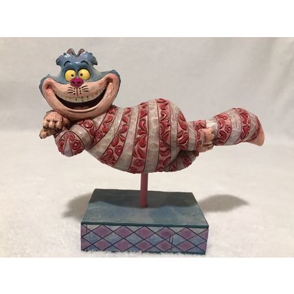 Disney Traditions Jim Shore Grinning Cheshire Cat Floating Alice In Wonderland