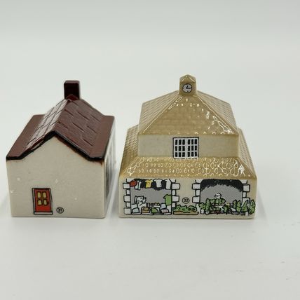 Wade England Whimsey On the Why River Fire Station #31 #32 Market Hall Miniature