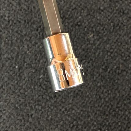 Matco 8mm Triple Square Long Deep Socket Bit BQL8M2 3/8" Drive Clean!