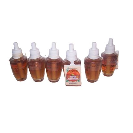 Bath & Body Works Pumpkin Peanut Brittle Wallflower Home Fragrance Bulb x6