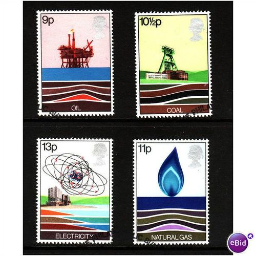 GREAT BRITAIN 1978 ENERGY SG 1050/1053 SET 4 VALS FINE USED