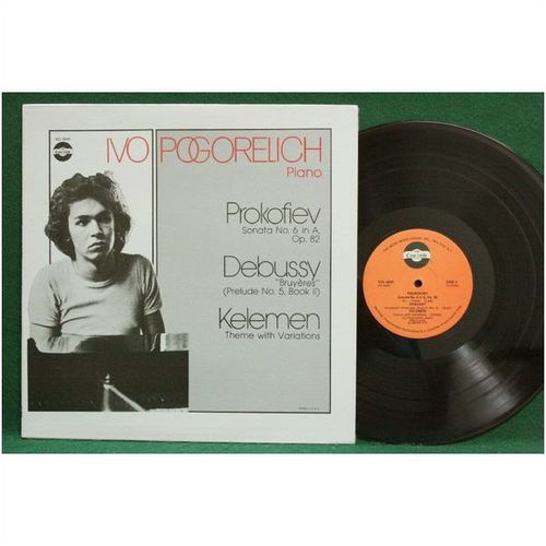 Ivo Pogorelich - Prokofiev: Sonata/Debussy: Prelude/Kelemen: Theme - VCL 9049-NM
