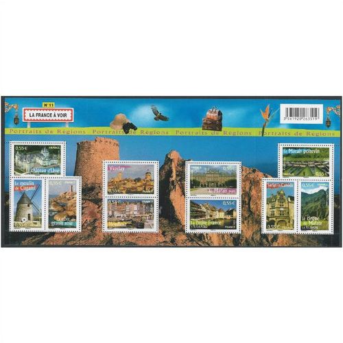 France Mi Kl 4388/97: Characteristics of the Regions.
