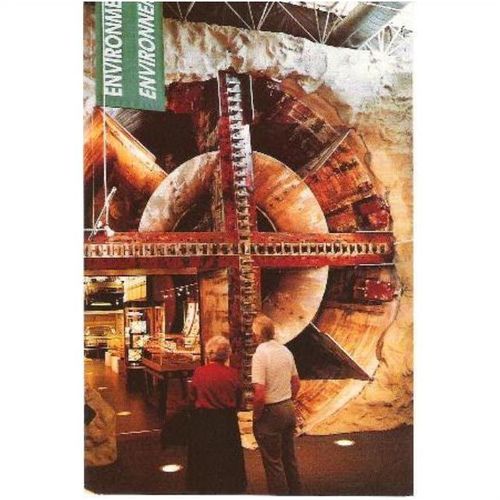 Folkestone, Kent - Eurotunnel Exhibition Centre tunnel boring - postcard 1989