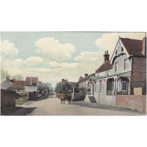 Sompting Street Scene Sussex Postcard (SX70660)
