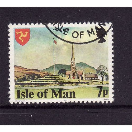 ISLE OF MAN 1978 SG114 7p TYNWALD HILL FINE USED