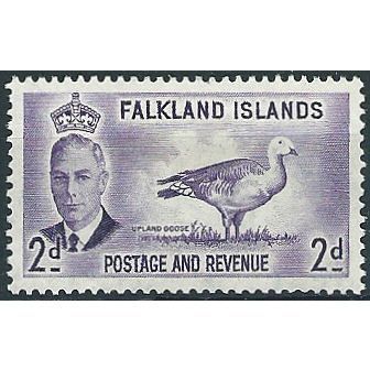 Falkland Islands 1952 SG174 2d Violet Mounted Mint .. ..