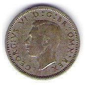 Grande Bretane 6 PENCE 1939