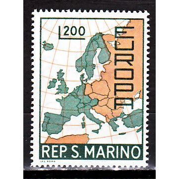 San Marino Europa cept 1967 postfris