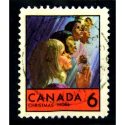 CANADA 1969 SG 645 6c CHRISTMAS WORLD OF PRAYER FINE USED #3