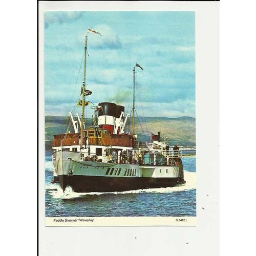 Waverley Excursions PS WAVERLEY Postcard by Dennis (S.5442L)