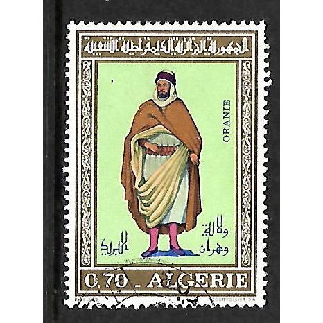 ALGERIA 1971 REGIONAL COSTUMES 70c ORAN SG 585 FINE USED#2