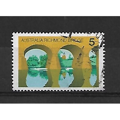 Australia.SG627 5c Richmond Bridge,Tasmania.Fine Used.Sep20a