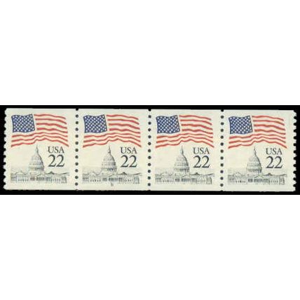 2115a 22c U.S. Flag Very Fine MNH PNC 8/4 R0045