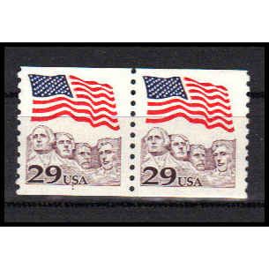 2523 29c U.S. Flag Fine MNH CNP Left 1 PA1203